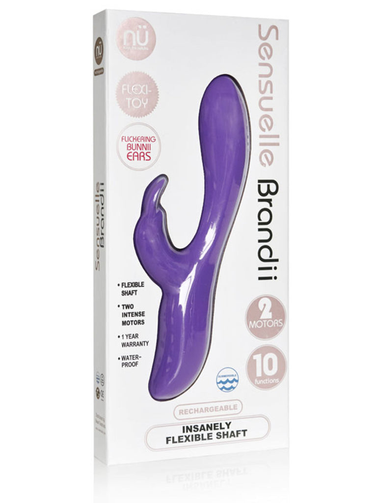 Nu Sensuelle Brandii Rabbit w/ Flexible Shaft