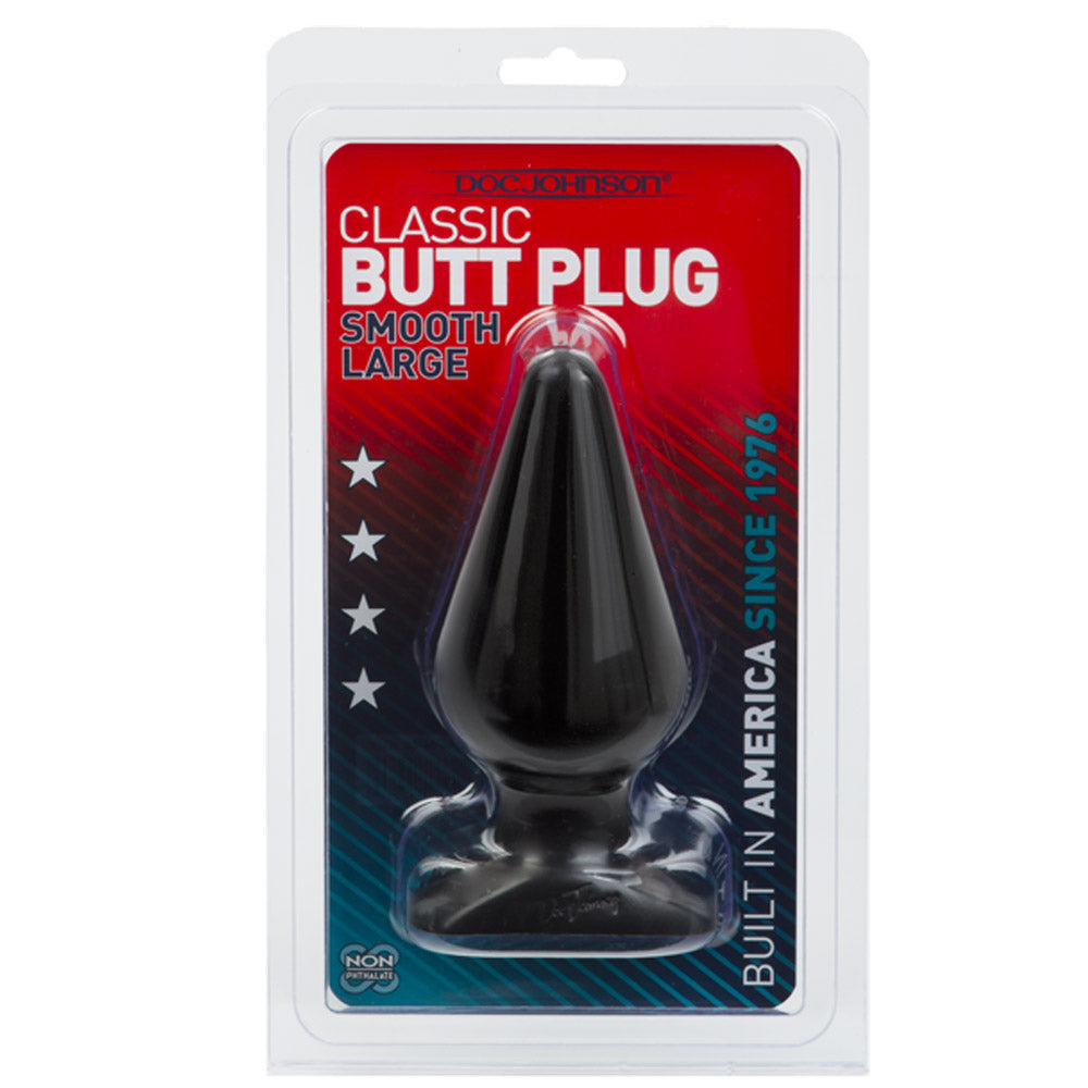 Doc Johnson Classic Smooth Butt Plug - Large