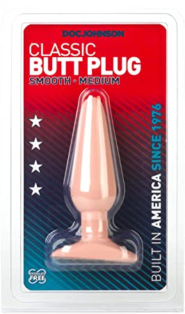Doc Johnson Classic Smooth Butt Plug - Medium