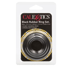 Calexotics Black Rubber Ring Set