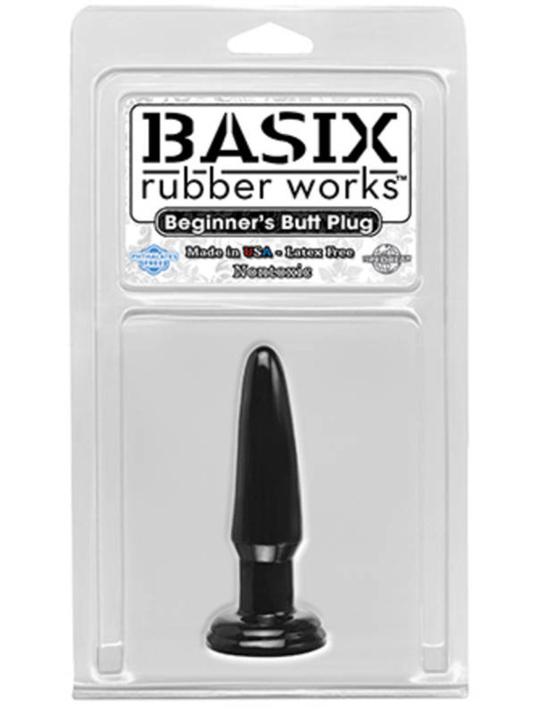 Pipedream Basix Rubber Works Beginners Butt Plug