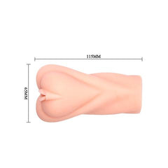 Crazy Bull Masturbator Flesh 3D Life Like Vagina (65mm x 115mm)